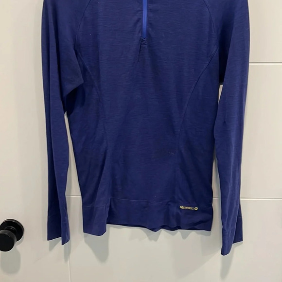 Merrell long sleeve 1/4 zip shirt size small - Picture 4 of 11